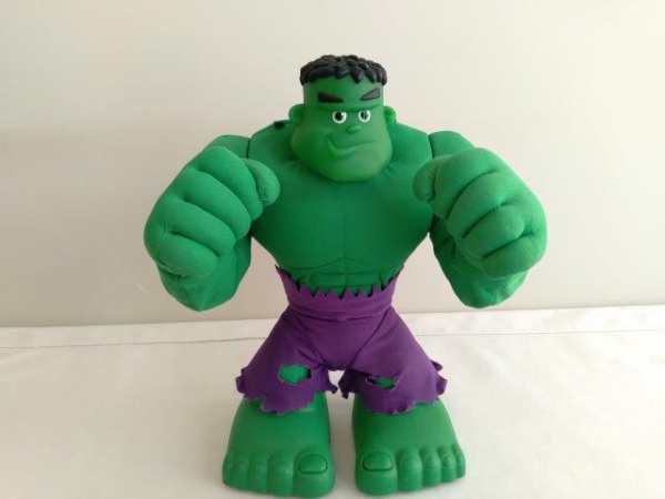 Boneco Hulk Eletronico Hulkey Pokey Hulk Funciona F