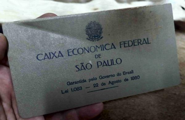 MEMORABILIA BANCARIA- CADERNETA DA CAIXA ECONOMICA FEDERAL DE 1936