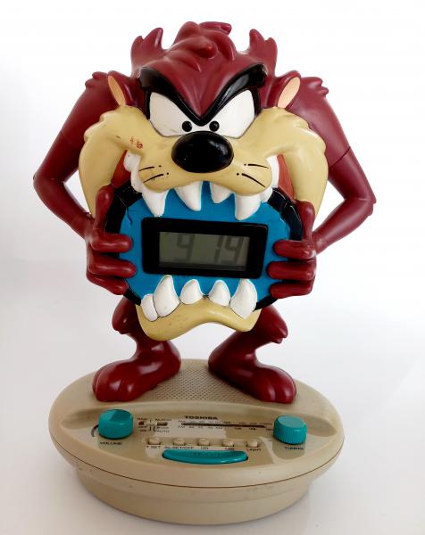 Taz ラジオアラーム時計 TOSHIBA 19921176_2.jpg