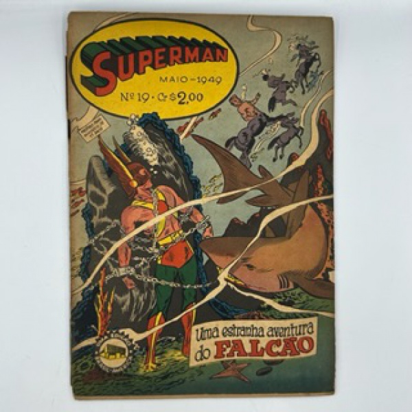 Gibi Superman N.19 1949 excelente estado EBAL