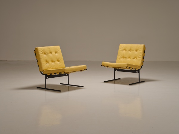 Jorge Zalszupin (L'Atelier) - Par de poltronas Oxford executadas