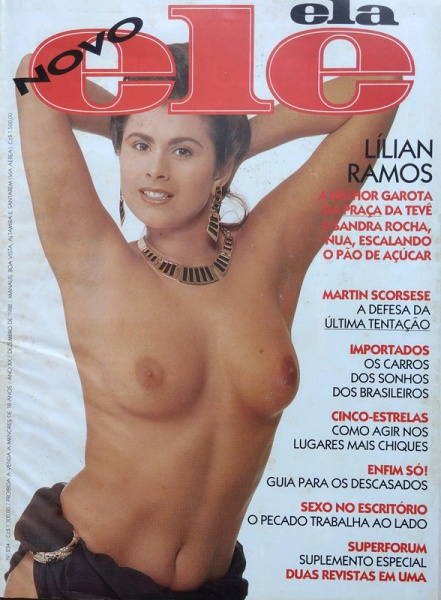 REVISTA - ELE ELA, 1988 - acompanha poster na página central  - bom estado.