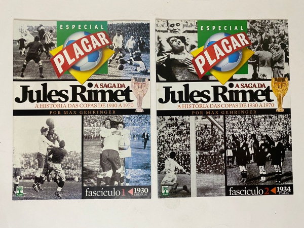 Revista - PLACAR - Especial: A Saga da Jules Rimet - vol.: 1 e 2. Ed. Abril.