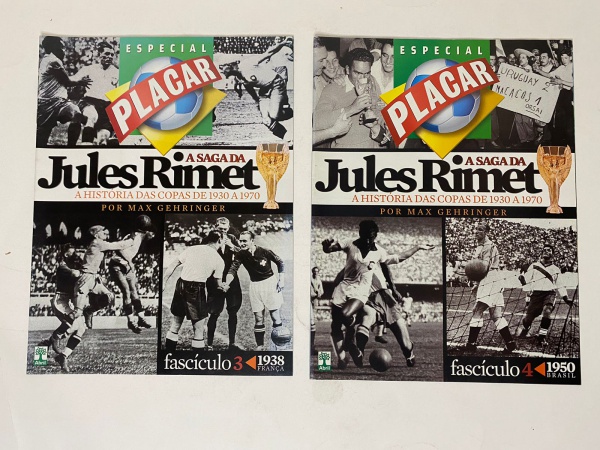 Revista - PLACAR - Especial: A Saga da Jules Rimet - vol.: 3 e 4. Ed. Abril.