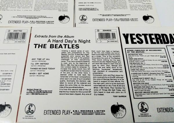 BOX THE BEATLES COMPACT DISC EP COLLECTION - 15 CDS - U