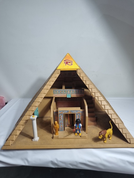 PLAYMOBIL EGITO 4240 PIRAMIDE DO FARAÓ. RARO GEOBRA 2008 al. 50cm