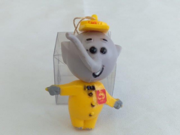 Antigo Boneco Elefantinho Shell Promocional Anos 60