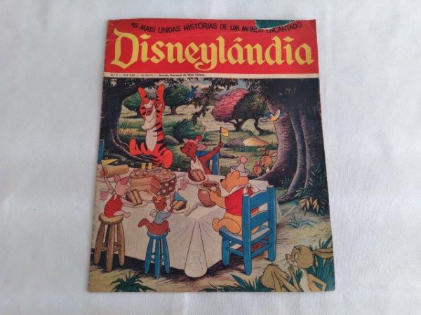 Antiga Revista Semanal Disneylandia N. 04 - Anos 70