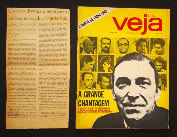 Revista Veja Nº53, de 10 de setembro de 1969. Capa: A Grande Chantagem. O incrível rapto do Embaixador americano. 74 páginas. Editora Abril.