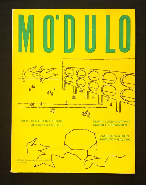 Revista Módulo - arquitetura e arte, edição nº91. Ilustrada. 80 páginas.