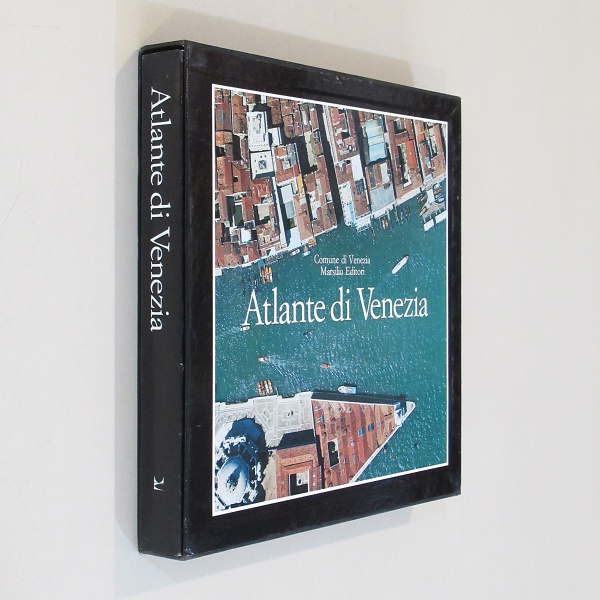 ATLANTE DI VENEZIA  Fotografia, História, Geografia; Raro  Itália, Editora Masílio, 1990, 30 x 30