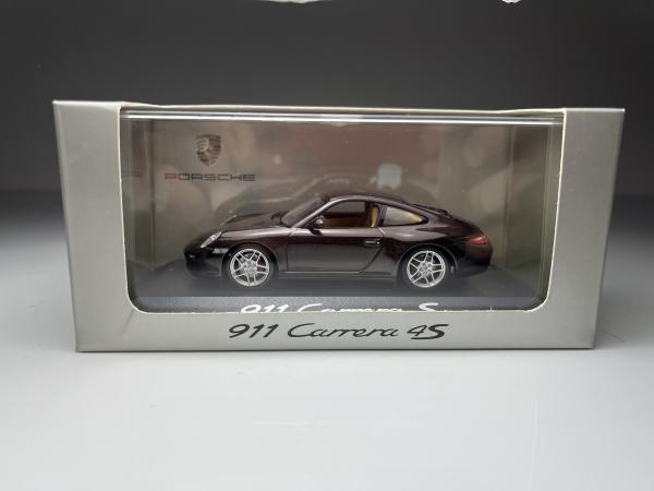 Porsche 911 Carrera S Marrom - Minichamps Escala 1/43 m