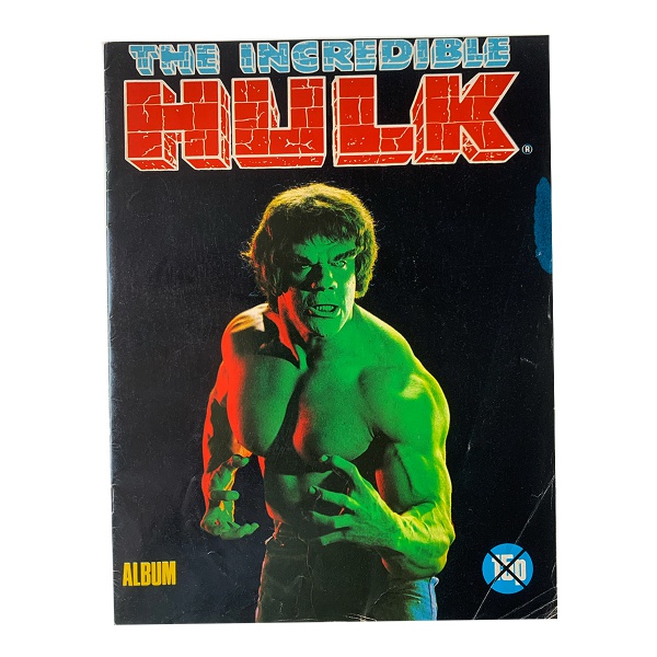 ÁLBUM DE FIGURINHAS: THE INCREDIBLE HULK - FKS 1979 - ÁLBUM VAZIO