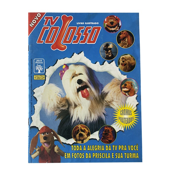 ÁLBUM DE FIGURINHAS: TV COLOSSO - EDITORA: ABRIL PANINI - ANO