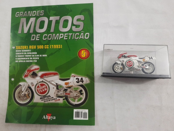 Miniatura de moto, coleção grandes motos de competição, `Suzuki