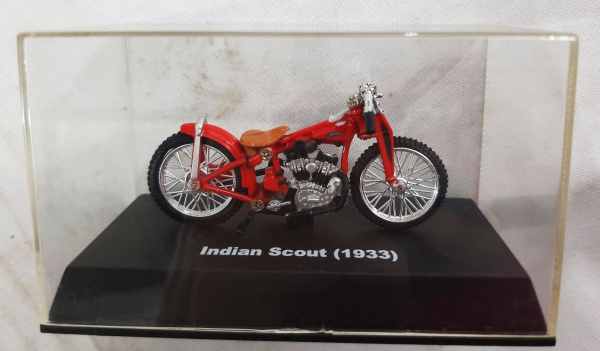 Indian Motorcycle 1/6スケール 赤 Moto Cross Indian Motorcycle Die