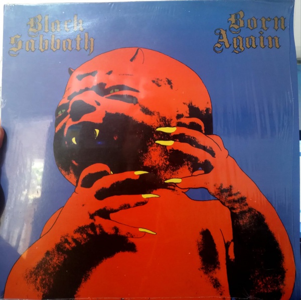 LP Black Sabbath - Born Again (1983) - Disco Vermelho marmorizado