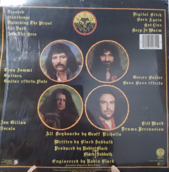 LP Black Sabbath - Born Again (1983) - Disco Vermelho marmorizado