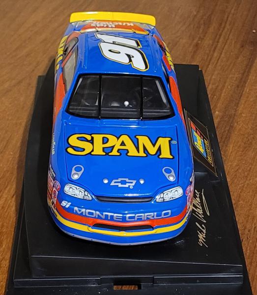 Wallace #91 Revell NASCAR Mike Wallace Spam Car escala