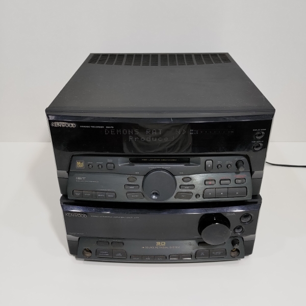 Aparelho de som com entrada minidisc Kenwood modeloS: D