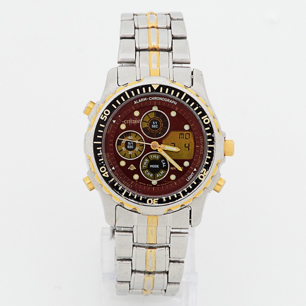 CITIZEN VINTAGE - Referencia C450 - Modelo Mini Combo - Serie Ouro