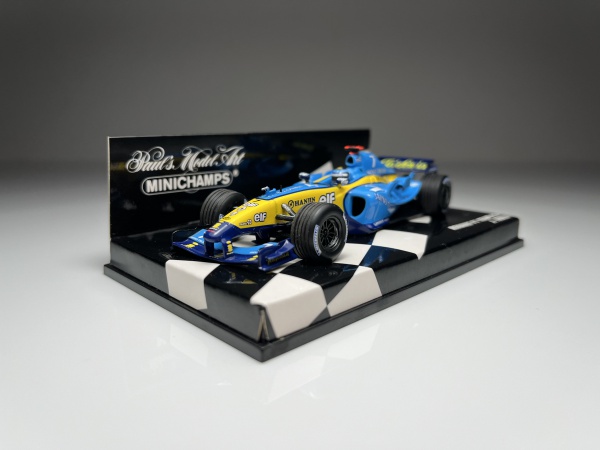 スポーツ 1/43 minichamps Renault F1 R24 J.Trulli RENAULT F1 TEAM R24 J. TRULLI Minichamps Escala 1/43 mi