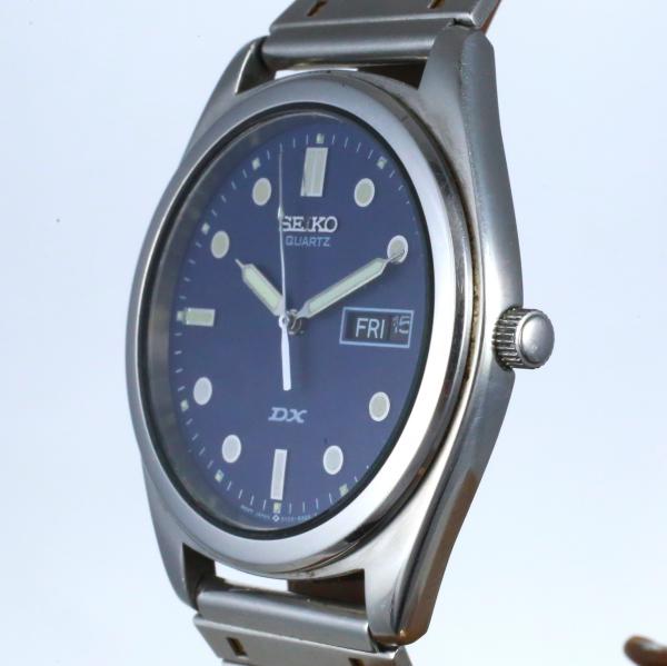 Relógio original Seiko DX 38mm, quartzo, referência 5Y2