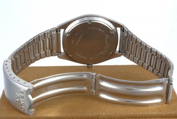 Relógio original Seiko DX 38mm, quartzo, referência 5Y2