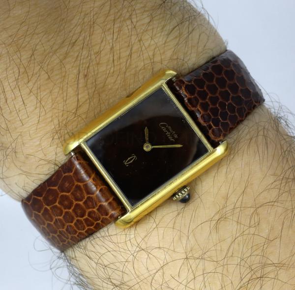Relógio original Cartier tank premust ano 80 23mm x 30m