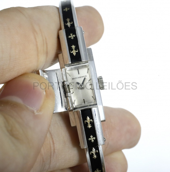 Relogios . Relógio original Bucherer 17mm x 20mm década de 40, cor foto 6