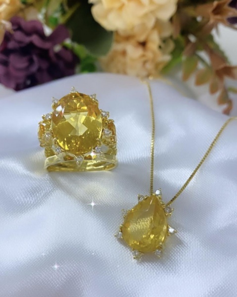 Joias . ANEL PAVÊ REDONDO, EM OURO AMARELO 18k,COM 18 DIAMANTES foto 2
