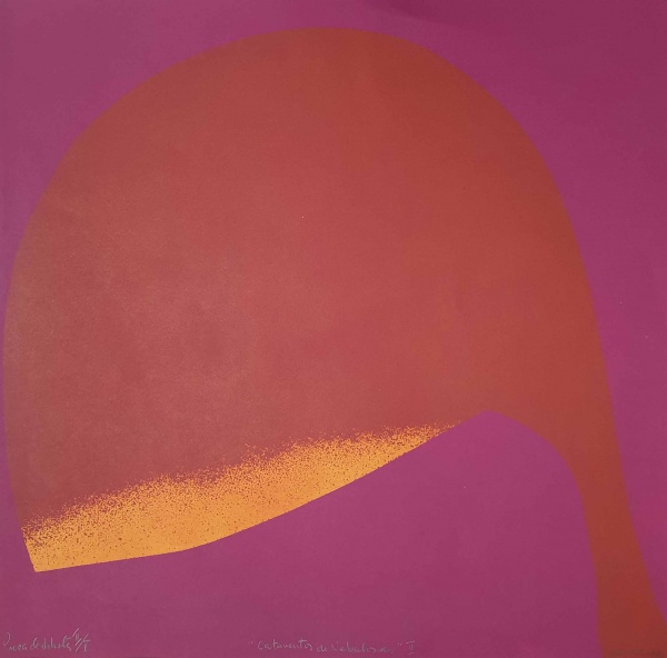 Tomie Ohtake | Catavento de Nebulosas | Serigrafia P.A. | 50x50cm | 1972 | ACID | No Estado