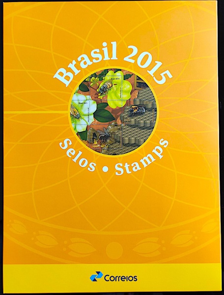 Brasil selos 2015 Ano Completo em lançamento dos Correios