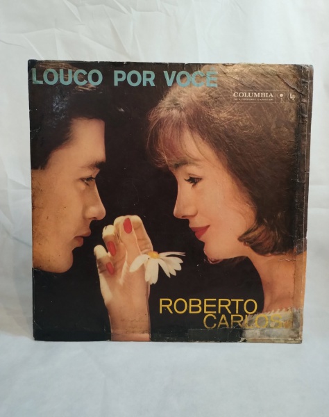 VINIL, LOUCO POR VOCÊ,  ROBERTO CARLOS, 1961, COLUMBIA, RARÍSSIMO ÁLBUM  DE ESTRÉIA DE ROBERTO CARLO