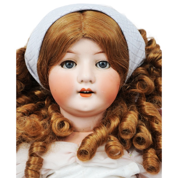ERNEST HEUBACH DOLL - Belíssima boneca alemã, cabeça de porcelana, corpo e roupa