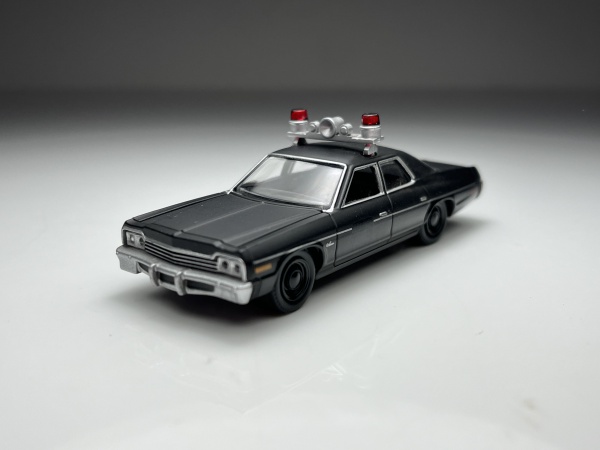 1974 Dodge Monaco Preto - Greenlight Escala Aprox 1/64