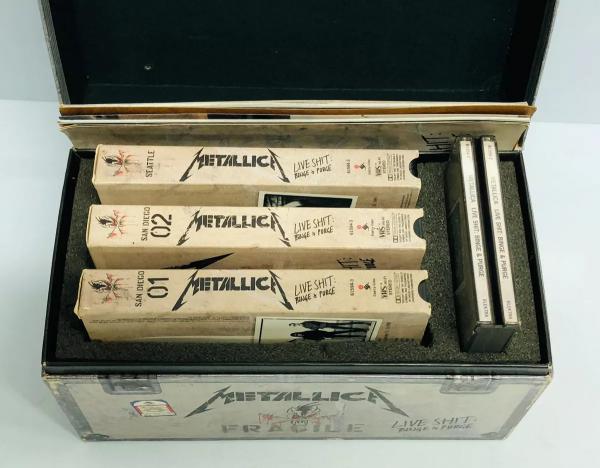 Box Completo Metallica Live Shit Binge Purge, em linda caixa de