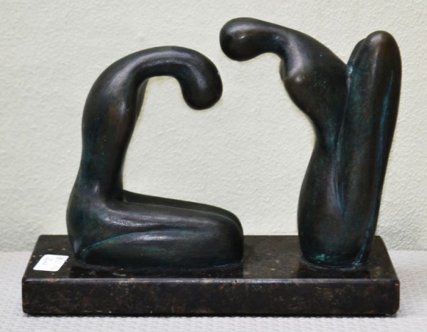 Maria Martins, Escultura em Bronze - Escultura em Bronze - Base de Marmore medindo H17xL20xP7cm, a