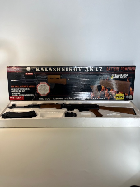 Airsoft Rifle - KALASHNIKOV AK 47 , 220V , na caixa original