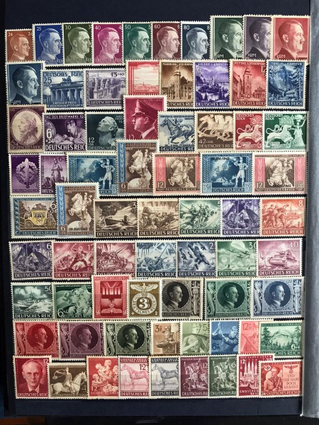 Alemanha Reich - Coleção em classificador de 1872 a 1944. São mais de 900 selos novos e usados, muit