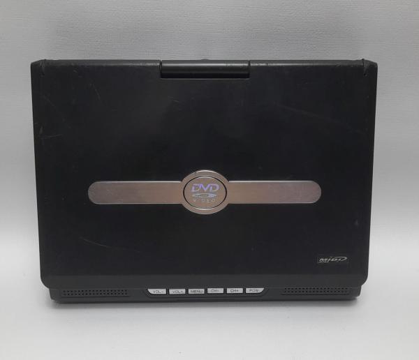Dvd player portátil Midi Japan modelo MD-9002GTVD. Liga, acende a