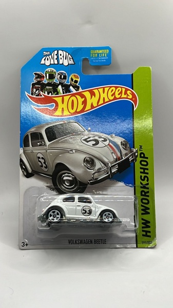 Miniatura Hot Wheels Herbie Volkswgen Beetle, Escala 1:64 , lacrada. Item no estado conforme fotos. Carrinho de Coleção