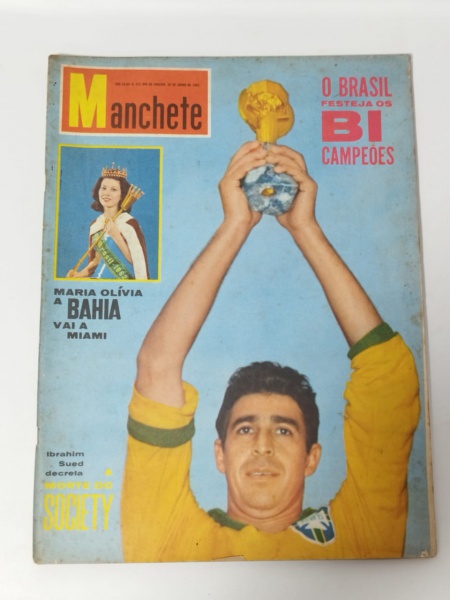 Antiga e rara Revista Manchete - Número 532 - Rio de Janeiro - 30 de Junho de 1962 - Em ótimo estado