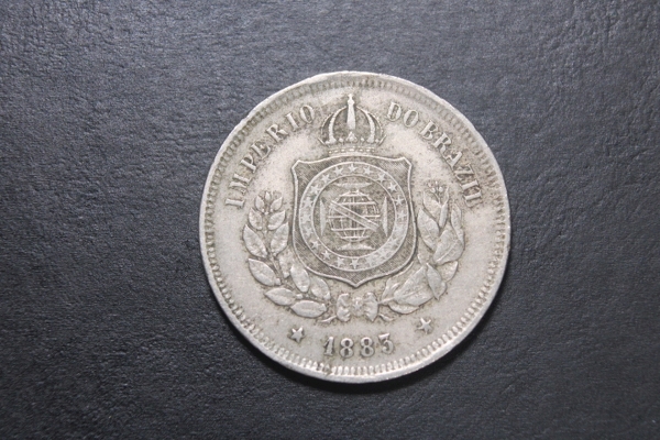 moeda do Brasil, 100 reis de 1883 excelente estado