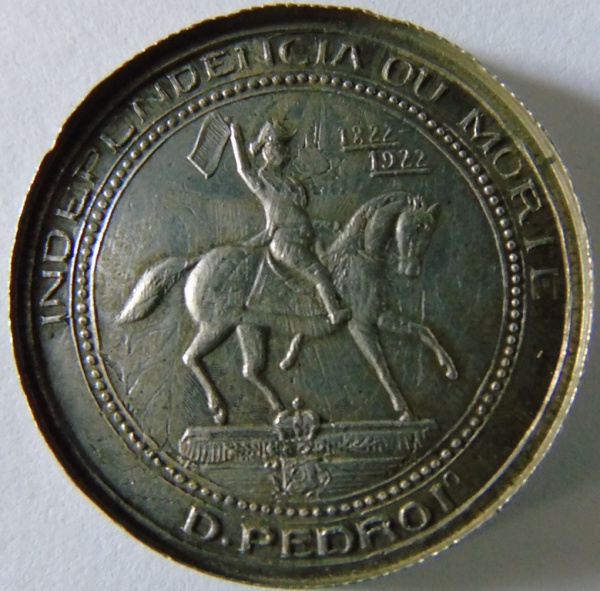 Medalha em prata ,Exposiçao internacional do centenario da independencia 1922  -Diametro 31 mm -peso