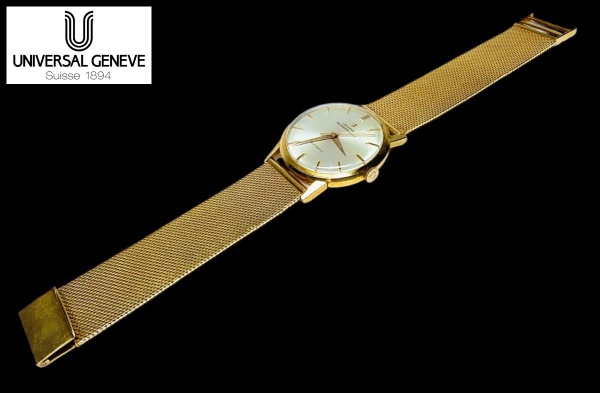 Relógio de ouro Universal Geneve Polerouter OA423.3