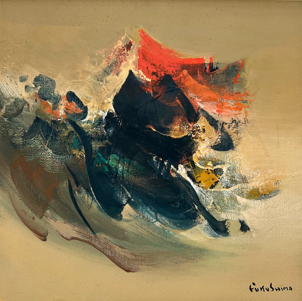 FUKUSHIMA, Tikashi - Abstrato - óleo sobre tela - 60 x 60 cm - a.c.i.d.