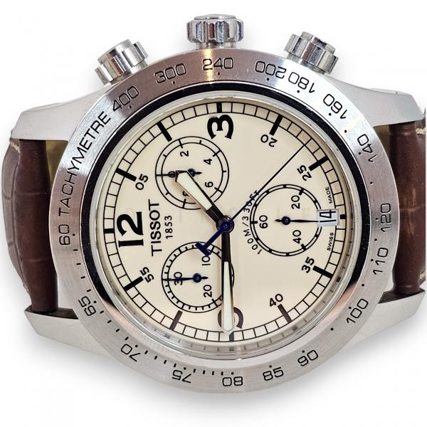 Relógio original Tissot V8 42mm, quartzo, material da c