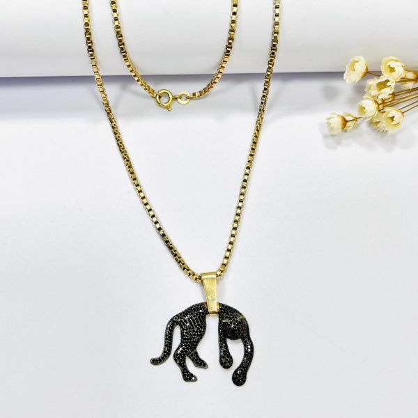 Joias . COLAR LONGO CORAÇÕES EM OURO AMARELO 18K, 60cm, CORRENT foto 1