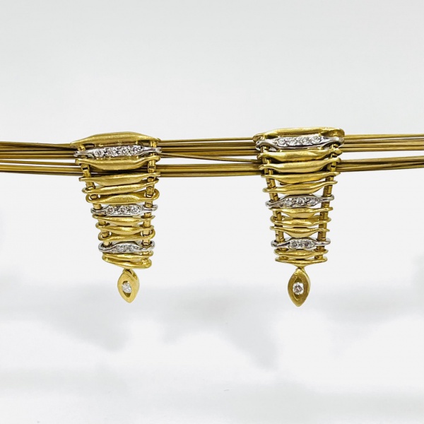 Joias . COLAR LONGO CORAÇÕES EM OURO AMARELO 18K, 60cm, CORRENT foto 8